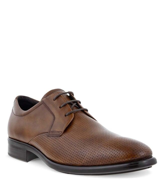 ecco men's citytray amber derby shoes