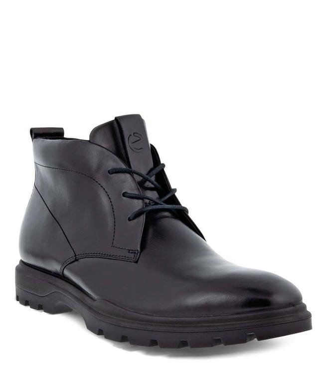 ecco men's citytray avant black derby boots