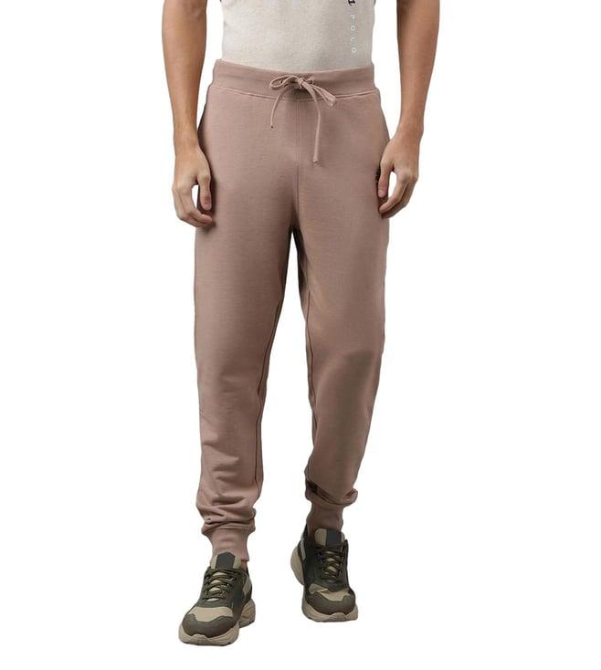 beverly hills polo club brown worn out regular fit joggers