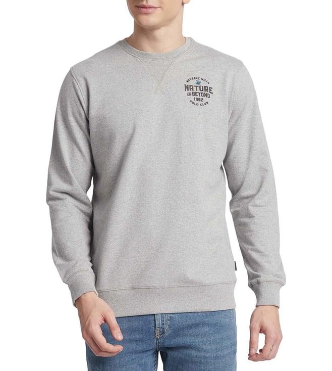 beverly hills polo club grey nature and beyond regular fit sweatshirts