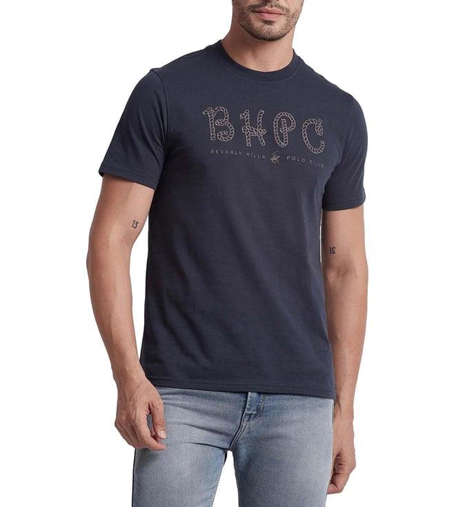 beverly hills polo club blue ranch regular fit t-shirts