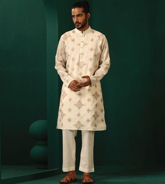 truebrowns ivory rutba kurta