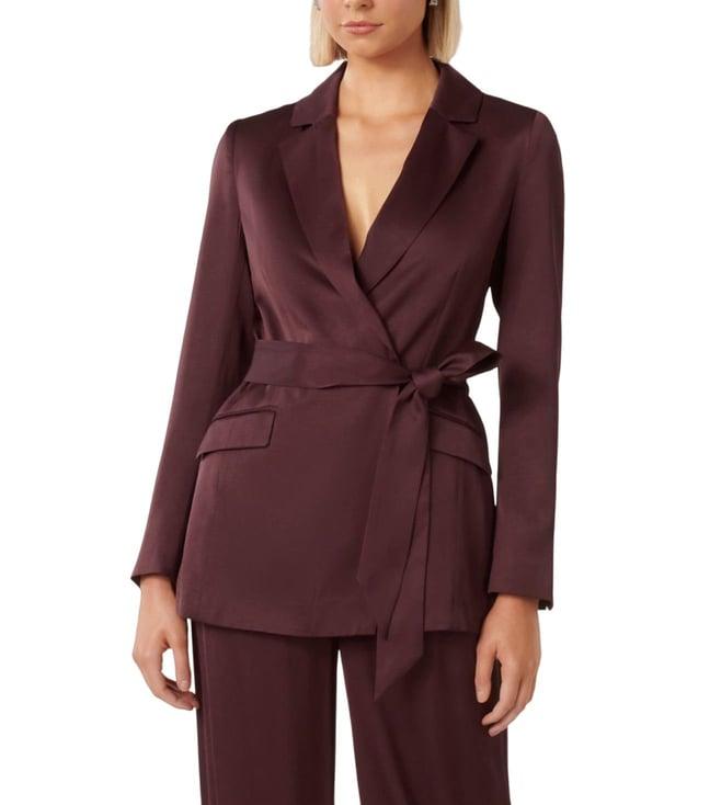 forever new cabernet suit alora regular fit blazer