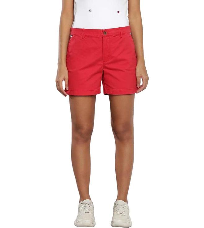 tommy hilfiger primary red regular fit shorts