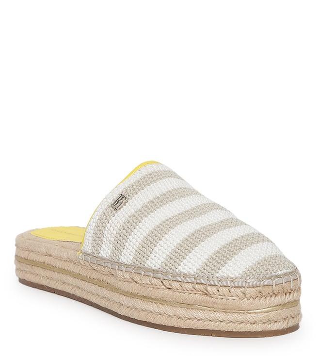 tommy hilfiger women's light sandalwood espadrille mules