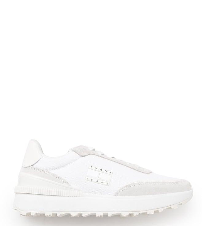 tommy hilfiger women's ecru & ivory sneakers