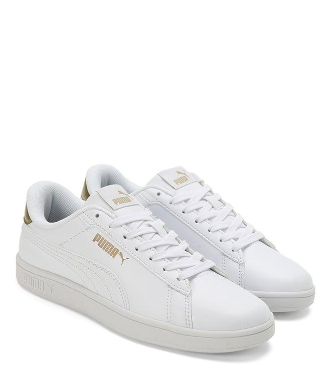 puma women's smash v1 white sneakers