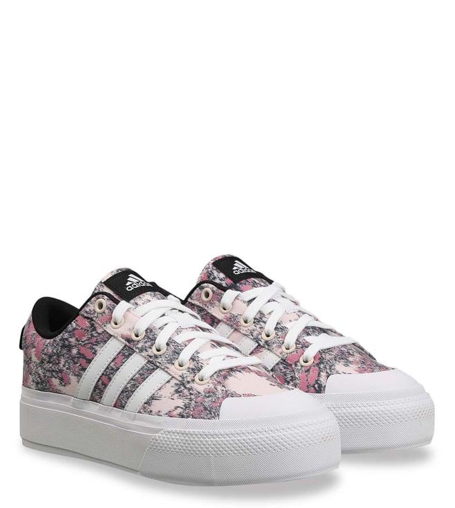 adidas women's bravada 2.0 platform white sneakers