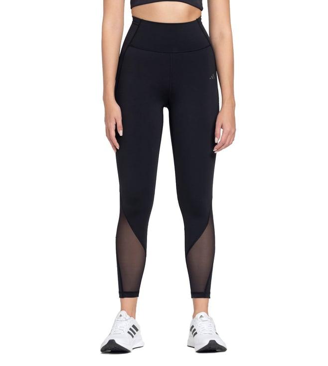 adidas black fitted tights