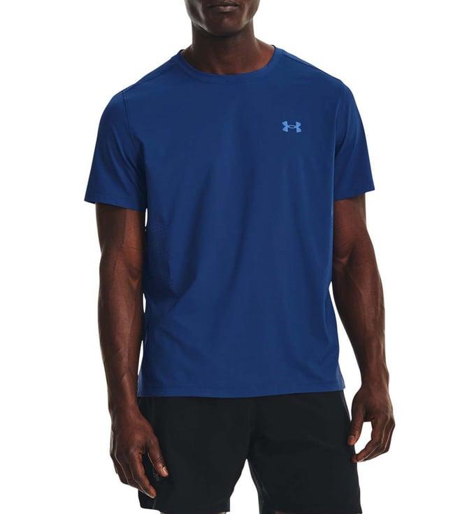 under armour blue self iso-chill laser heat slim fit t-shirt