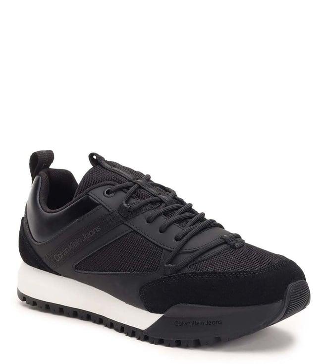 calvin klein men's black sneakers