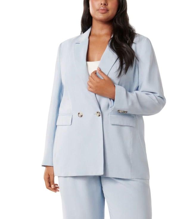 forever new blue suit fran curve db regular fit blazer