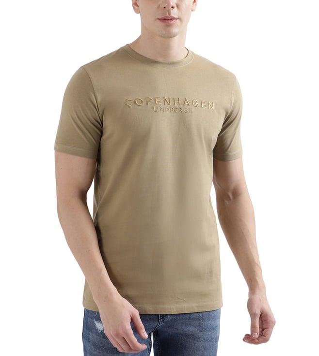 lindbergh khaki fashion relaxed fit t-shirt