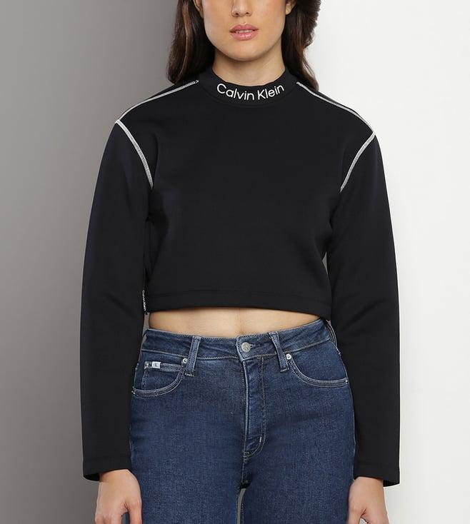 calvin klein black beauty regular fit sweatshirt