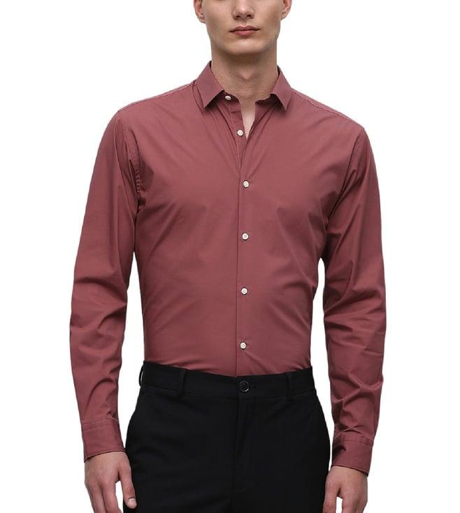 selected homme auburn slim fit shirt