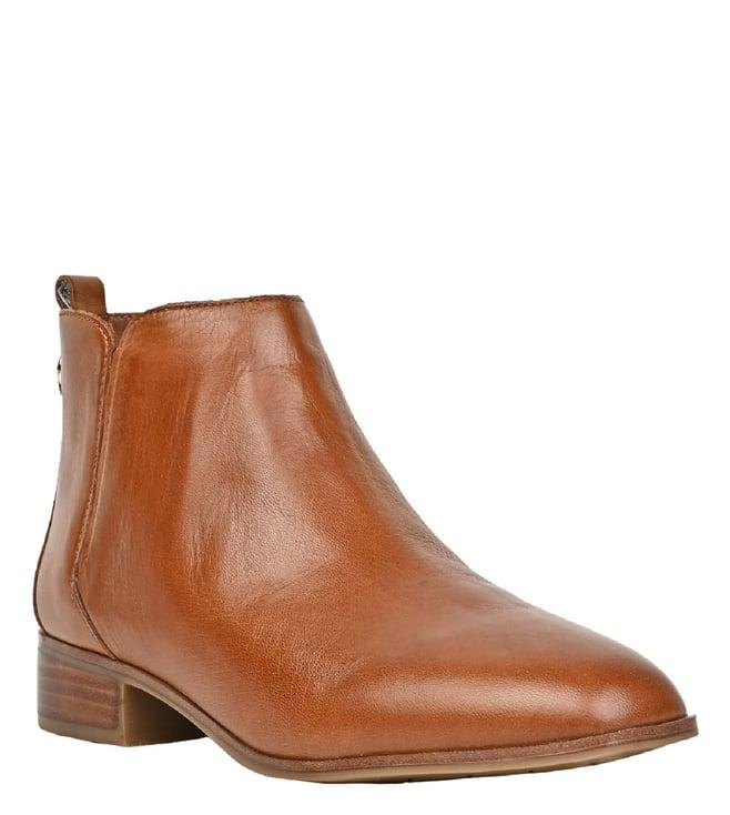 aldo women's verity221 rust ankle height boots