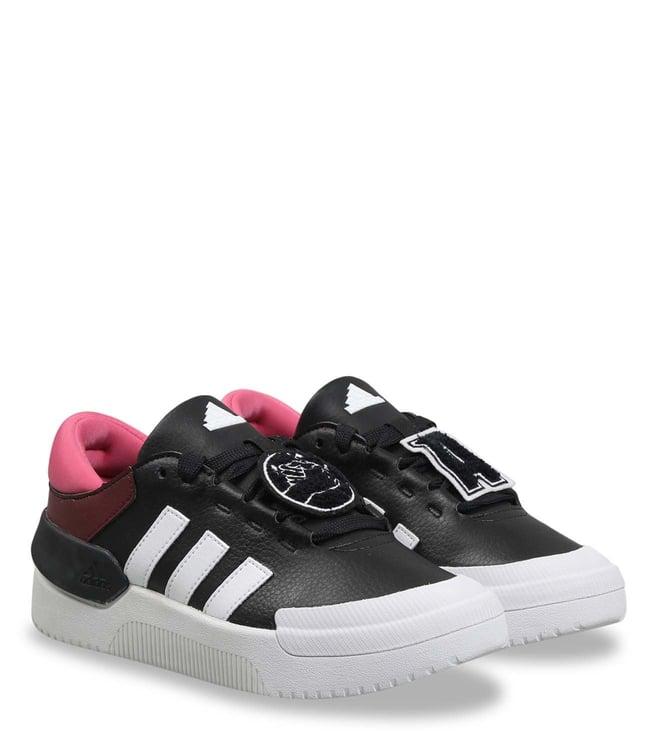 adidas women's court funk black sneakers