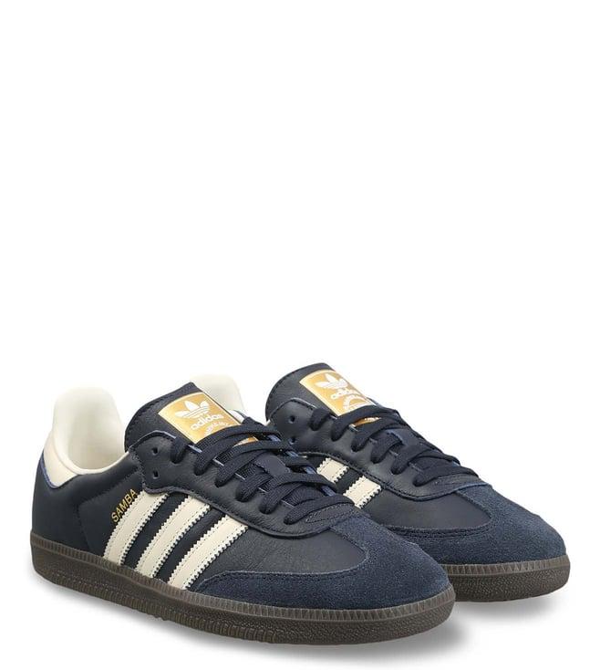 adidas originals men's samba og navy blue sneakers