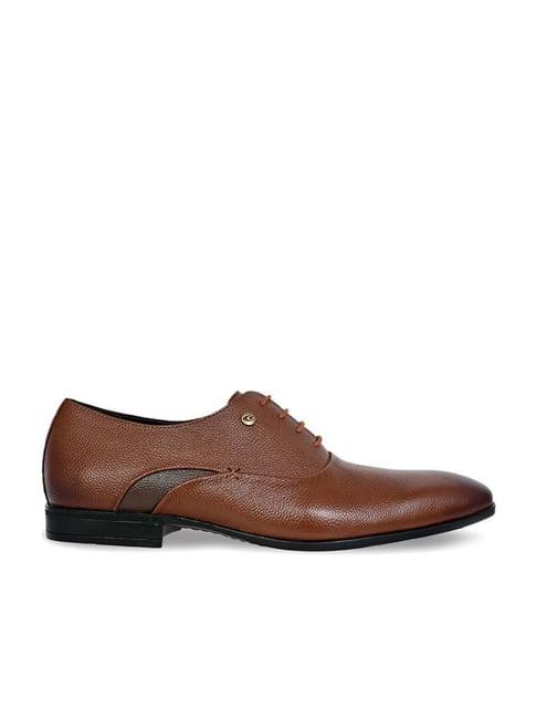 allen cooper men's tan oxford shoes