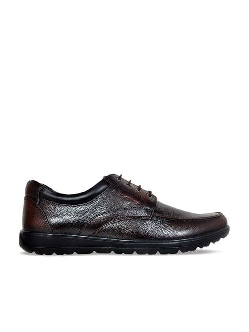 allen cooper men's brown derby shoes