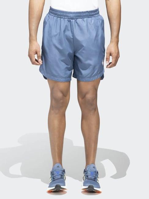 adidas powder blue regular fit sports shorts