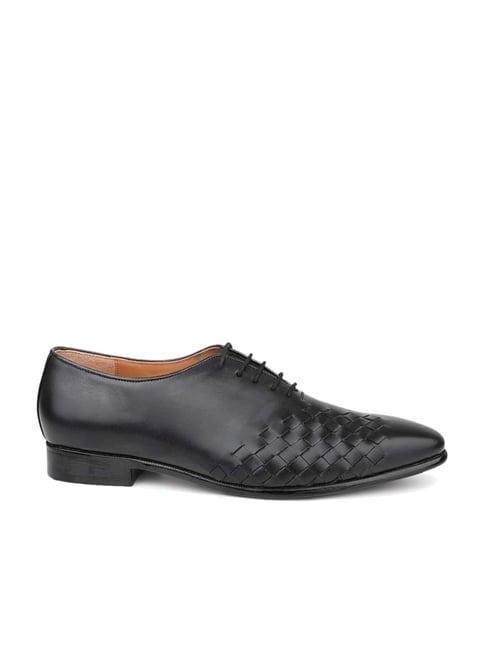 atesber men's black derby shoes