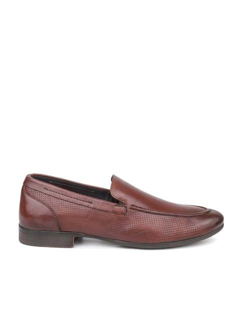 atesber men's brown formal loafers