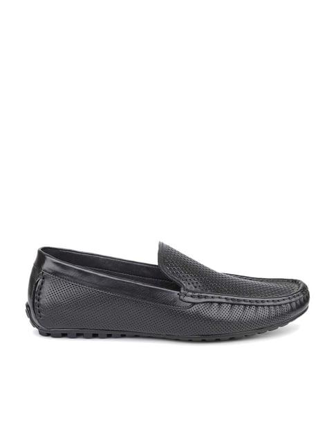 atesber men's black casual loafers