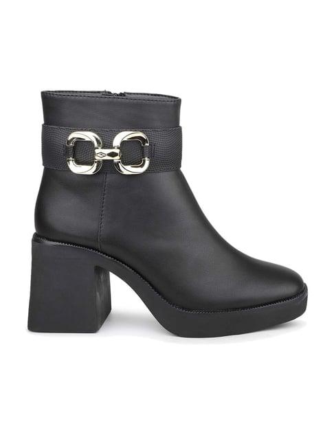 inc.5 women's black casual booties