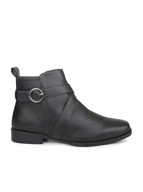 inc.5 women's black casual boots