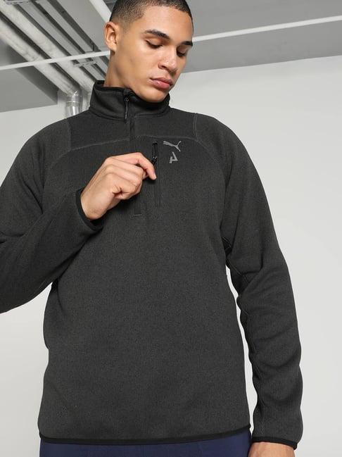 puma seasons dark grey slim fit sweater