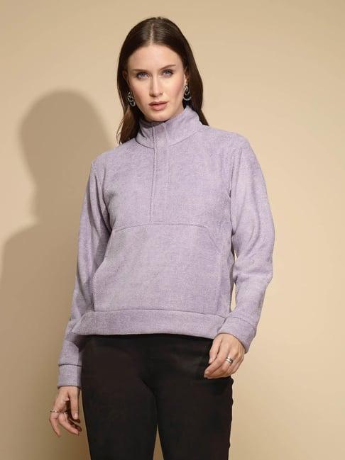 global republic purple fleece pullover