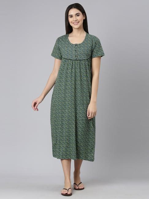 kryptic multicolor printed night dress