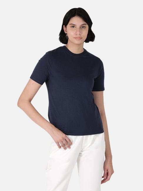 bene kleed navy slim fit t-shirt