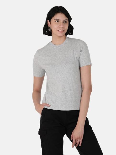 bene kleed grey slim fit t-shirt