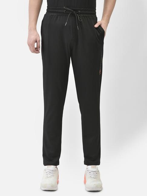 crimsoune club black slim fit trackpants