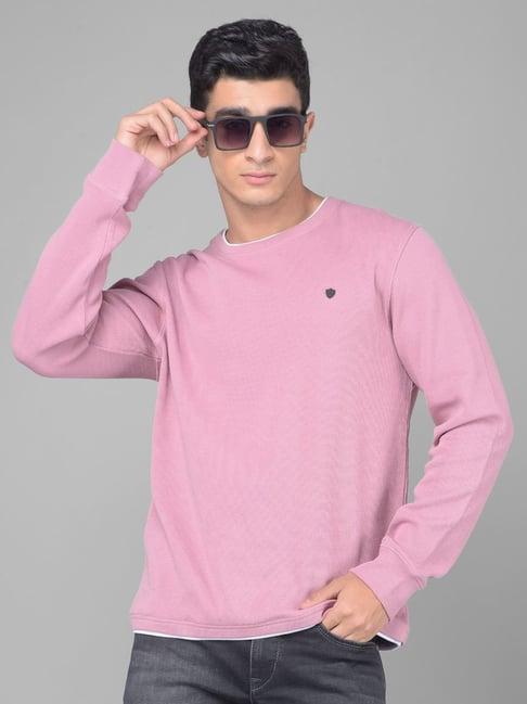 crimsoune club peach cotton slim fit t-shirt