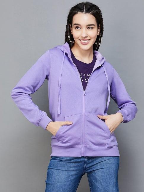 fame forever by lifestyle purple cotton sweatshirt