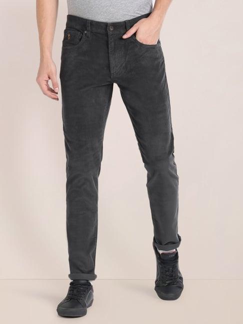 u.s. polo assn. dark grey regular fit chinos