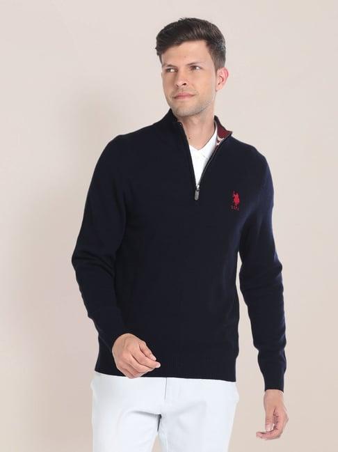 u.s. polo assn. navy regular fit sweater