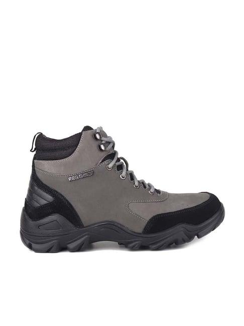 red chief men's grey derby boots