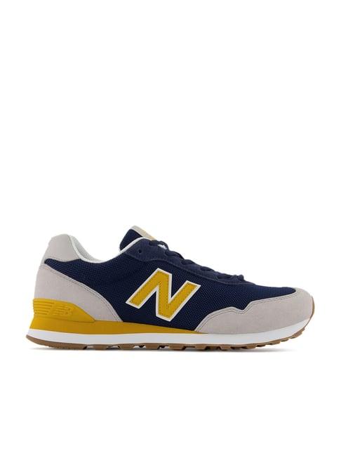 new balance men's indigo blue running shoes