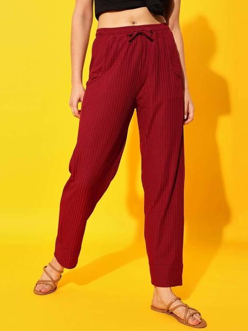 the kaftan company maroon lounge pants