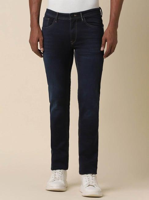 allen solly jeans midnight navy skinny fit jeans