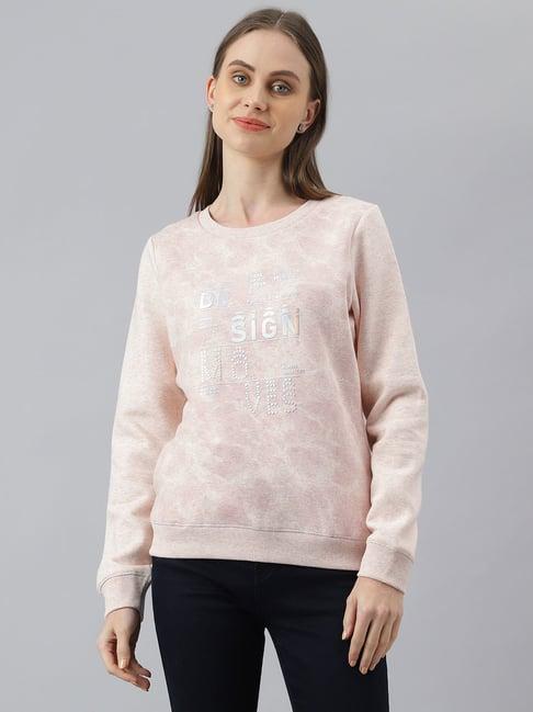 latin quarters beige printed pullover