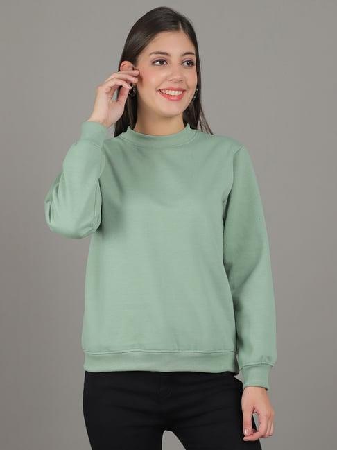 gracit green slim fit sweatshirt