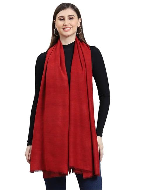 monte carlo red regular fit shawl