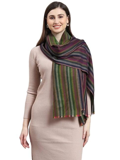 monte carlo multicolor stripes shawl