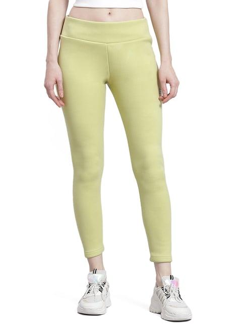 rock.it lime green regular fit trackpants