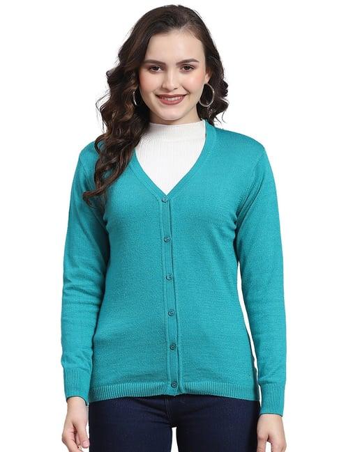 monte carlo green regular fit sweater